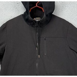 Betabrand Mix Tape Black Hooded Jacket